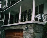 large bow picket rail