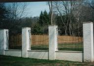 curved top fence