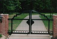 aluminum scroll gate