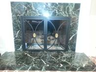 firebox door