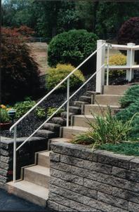 simple rail with middle bar