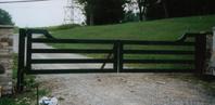 aluminum ranch gate