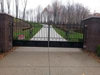 galvanized gate