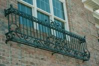 custom scroll balcony