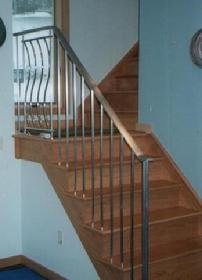 modern design polished aluminum ornamental railing