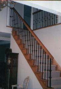 alternating collar railing