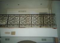 stock scroll ornamental iron railing