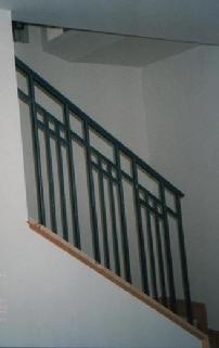 mission style contemporary railing