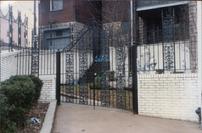 grape cast iron fence and gate