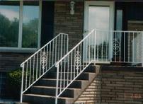 WROUGHT IRON ENTRANCE RAIL